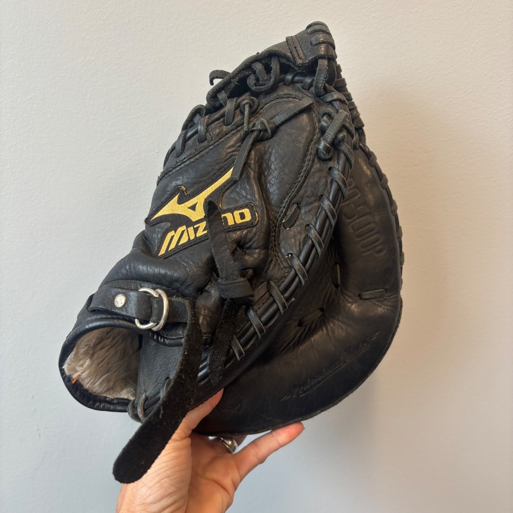 Mizuno Pro Scoop GXC94 Supreme 33.5 Inch Catchers Mitt Left Hand Black Leather